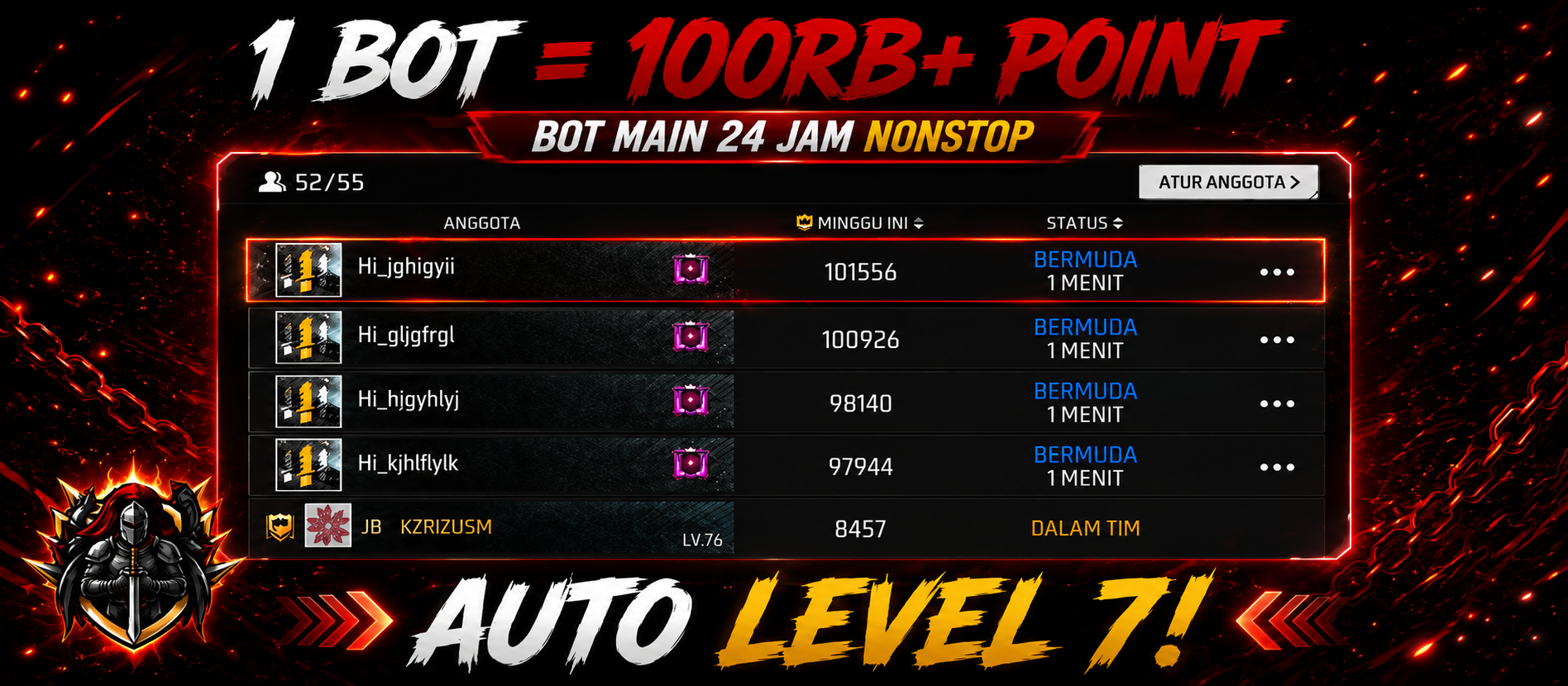 Bot Glory Guild